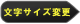 文字サイズ変更